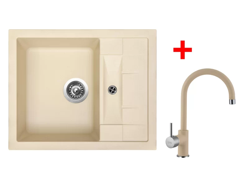 Sinks CRYSTAL 615 Sahara+VITALIA GR
